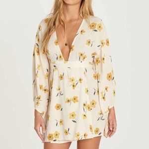 Billabong Floral Tie Dress